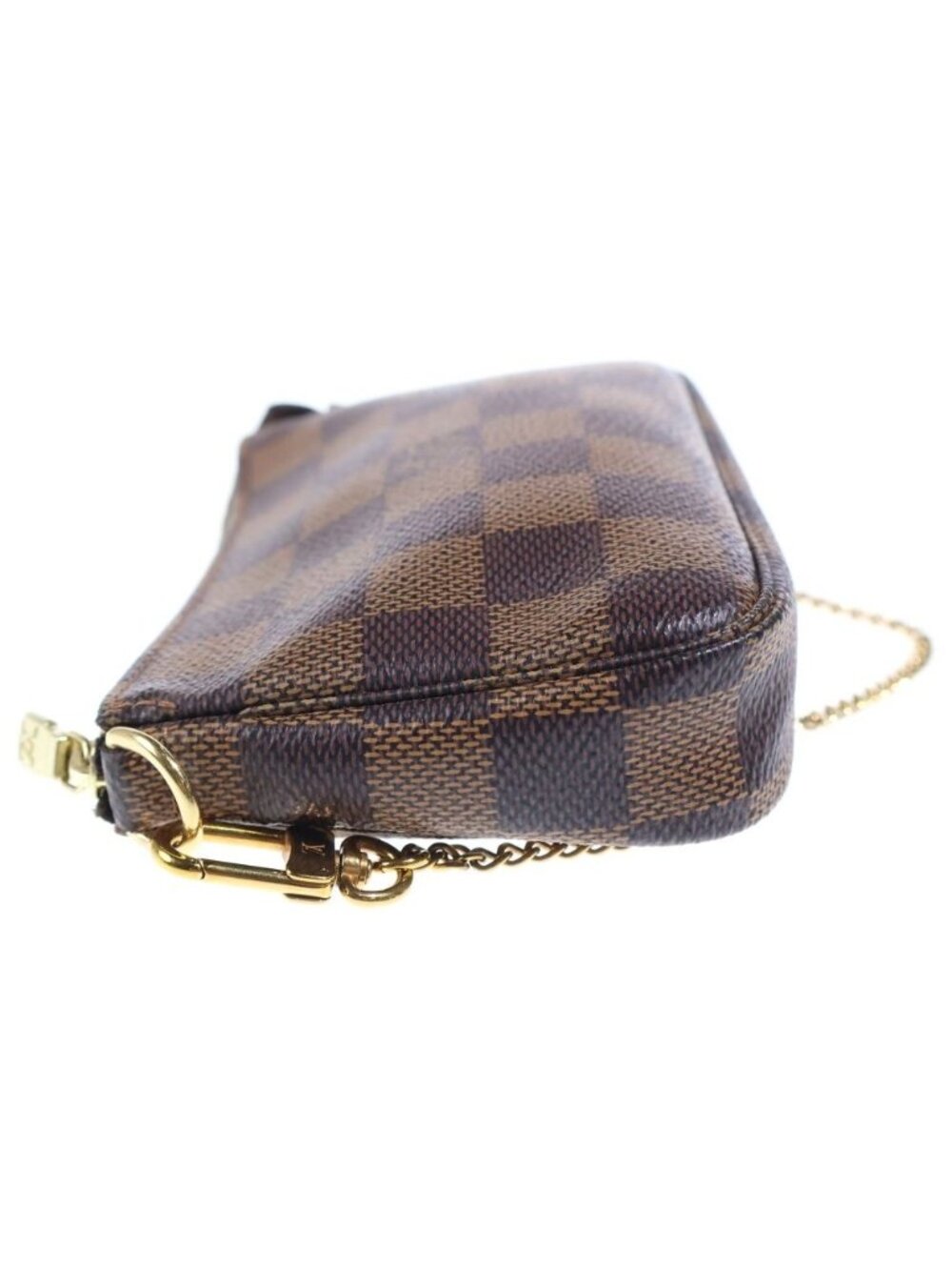 Louis Vuitton Damier Mini Pouch Handbag Brown - Picture 3 of 6